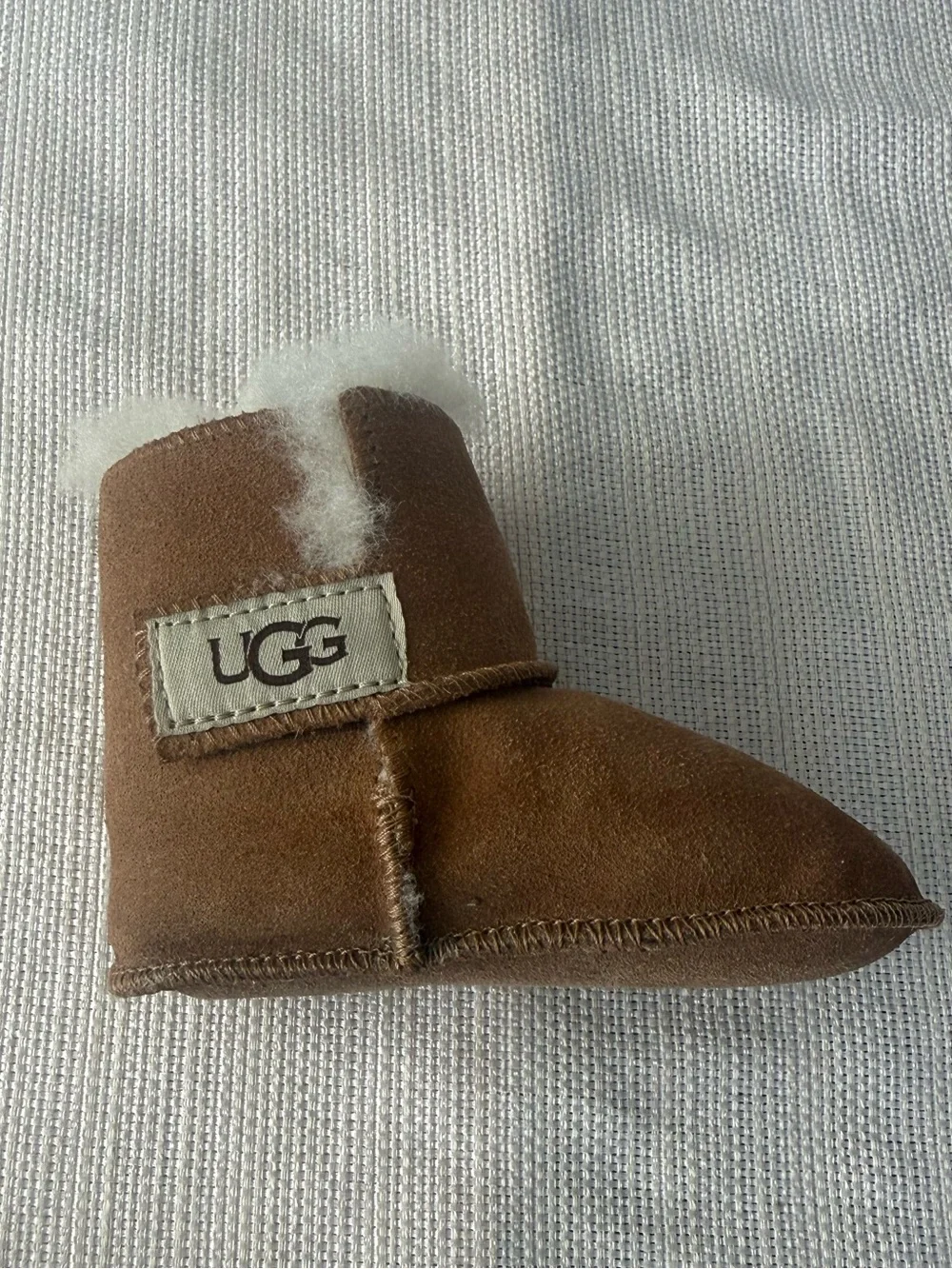 UGG Erin Chestnut Suede Baby Booties